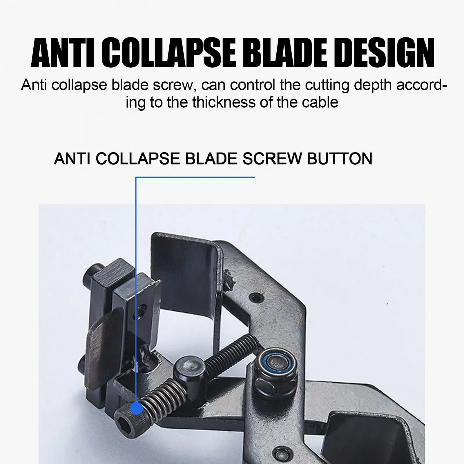 Стриппер для кабеля ручной регулируемый с прецизионной ручкой и лезвием, фото №7