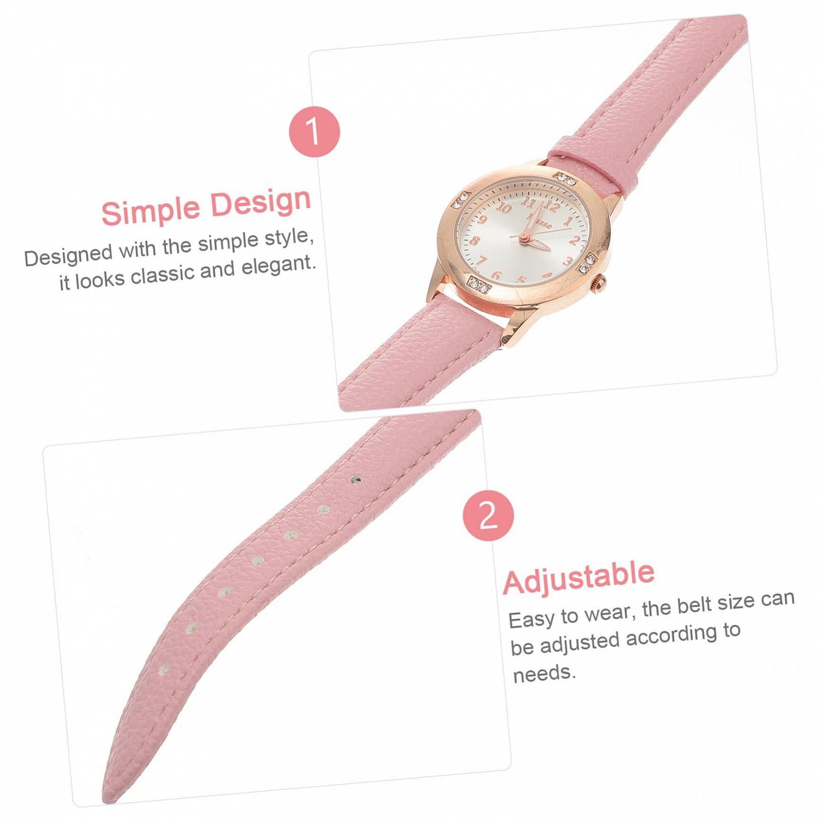 Жіночий Годинник Healvian Luminous Waterproof Цифровий Мінімалістичний Червоний, фото №3