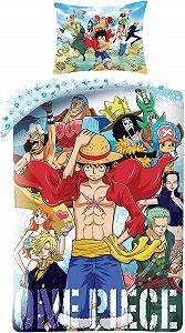Підковдра One Piece Monkey D. Luffy та Різні Фігурки 140 x 200 см і Наволочка 70 x 90 см, різнокольоровий - Фото 1