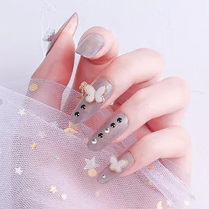 Стразы Tofficu самоклеящиеся для тела, лица, макияжа и волос, блестящие украшения для фестиваля, простые в использовании synthetic.ua - Фото 1