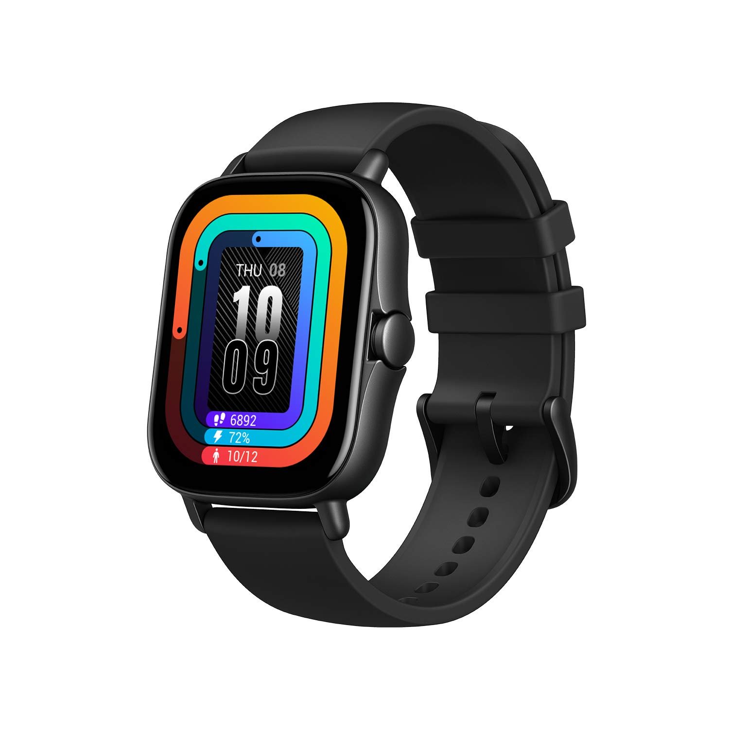 Смарт-годинник Amazfit GTS 2 AMOLED Always-on Display, Bluetooth-дзвінки, 3 ГБ музичної пам'яті, 90 спортивних режимів, моніторинг серцевого ритму та SpO2, GPS, фото №1