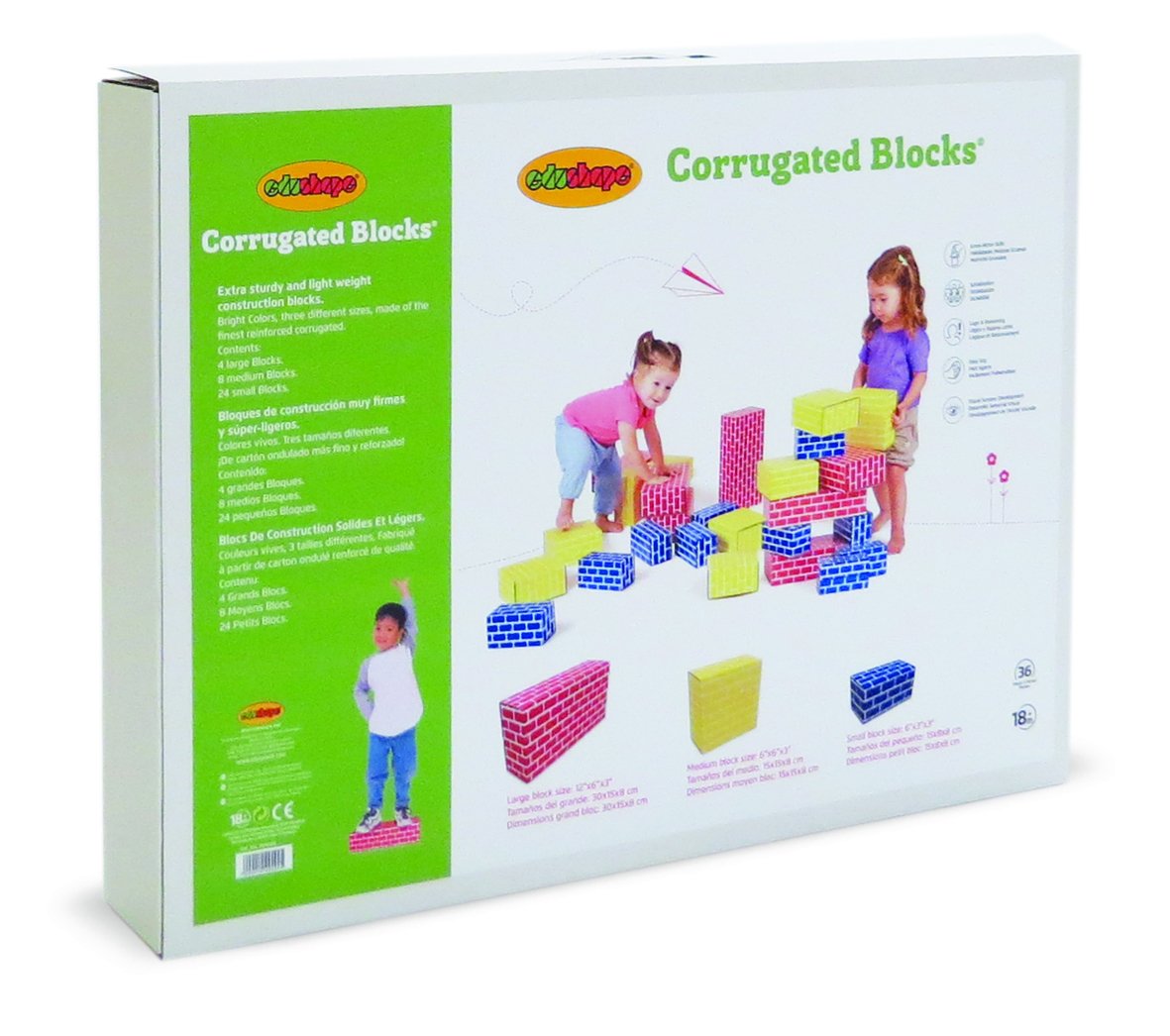 Конструктор Edushape Ed 709052 edu blocks 52 шт., фото №1