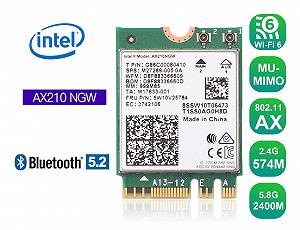 Мережевий адаптер Intel AX210 WiFi модуль 2.4/5GHz Wi-Fi 6 - Фото 1