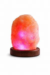 Настільна лампа соляна USB LED Pakistan Salt Series зі зміною кольору натуральна форма - Фото 1