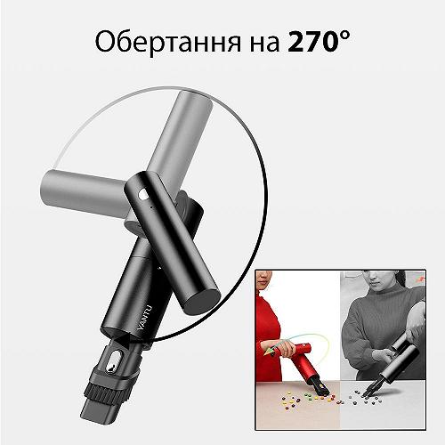 Мощный автомобильный пылесос YANTU V02P с металлическим покрытием и мощностью 12kPA, чёрный, мініатюра №3 Мощный автомобильный пылесос YANTU V02P с металлическим покрытием и мощностью 12kPA, чёрный, мініатюра №3