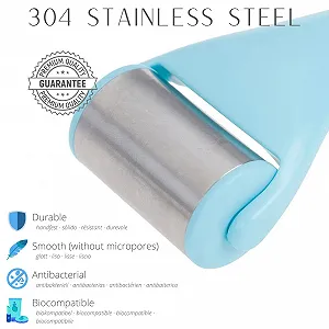 Ролик для обличчя крижаний з нержавіючої сталі 304, холодний масажер для обличчя synthetic.ua - Фото 1