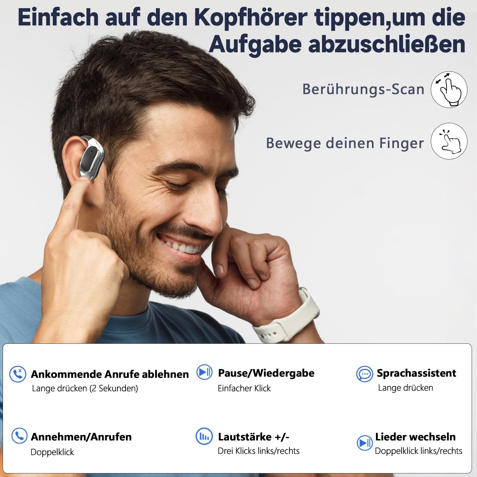 Наушники с ШИ-переводчиком Черный, фото №4 Наушники с ШИ-переводчиком Черный, фото №4