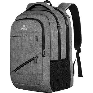 Рюкзак для ноутбука MATEIN 17 дюймів Водонепроникний USB TSA Сірий - Фото 1