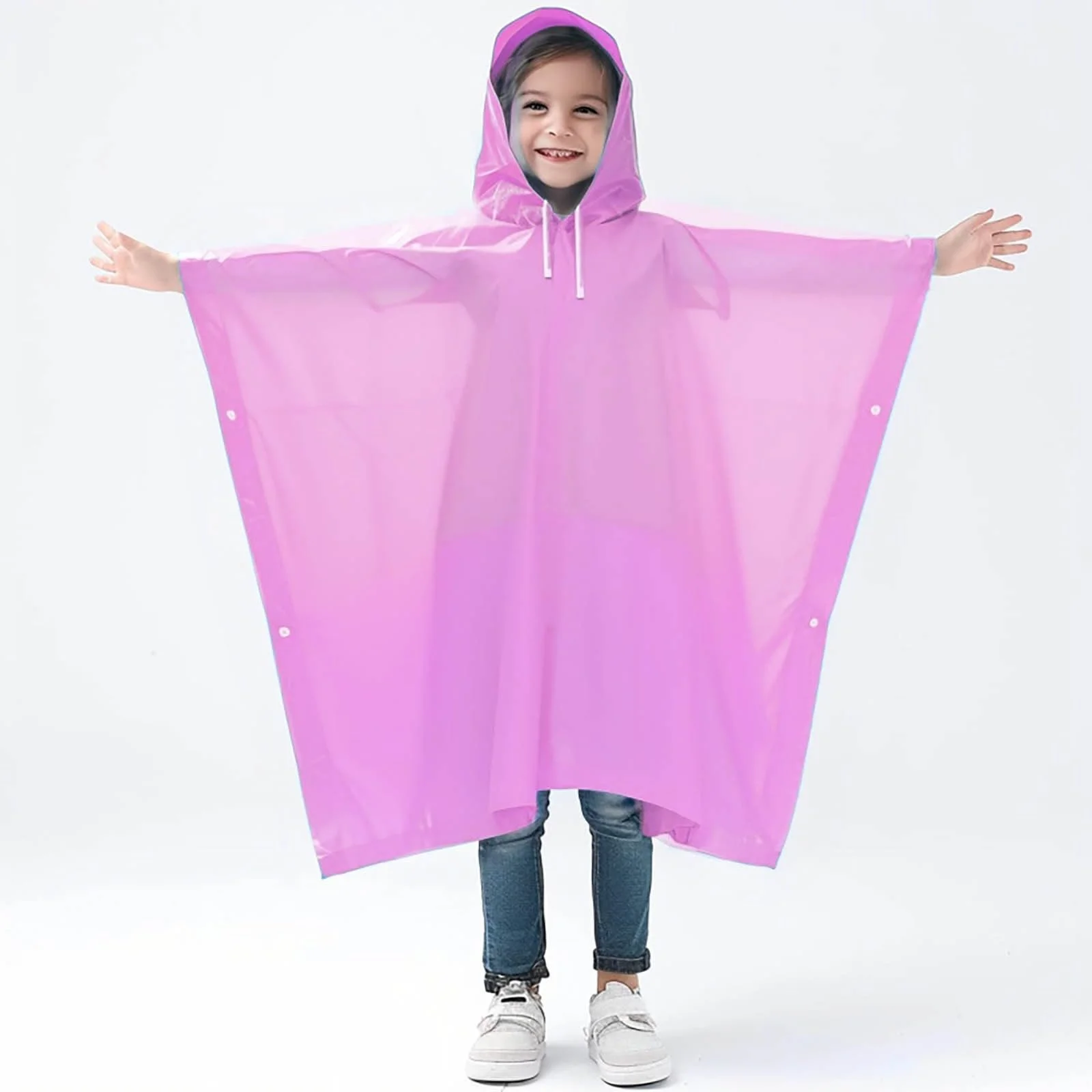 Детский дождевик-пончо EQWIGKEIT Многоразовый Унисекс, фото №2 Детский дождевик-пончо EQWIGKEIT Многоразовый Унисекс, фото №2