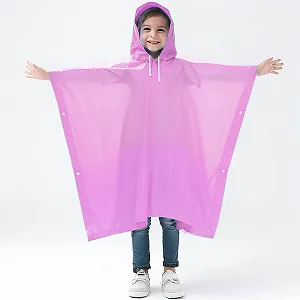 Детский дождевик-пончо EQWIGKEIT Многоразовый Унисекс synthetic.ua - Фото 1