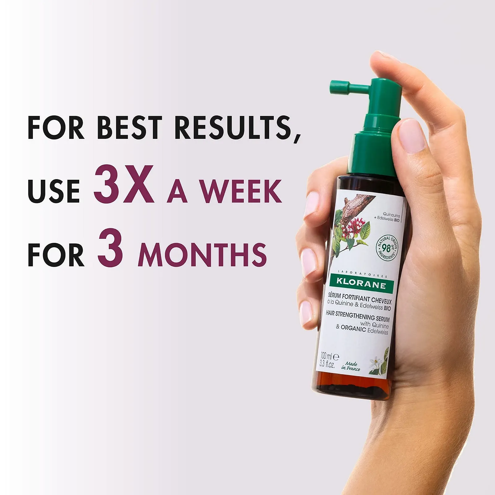 Концентрат Klorane Keratin Strength проти випадіння волосся 125 мл, фото №5