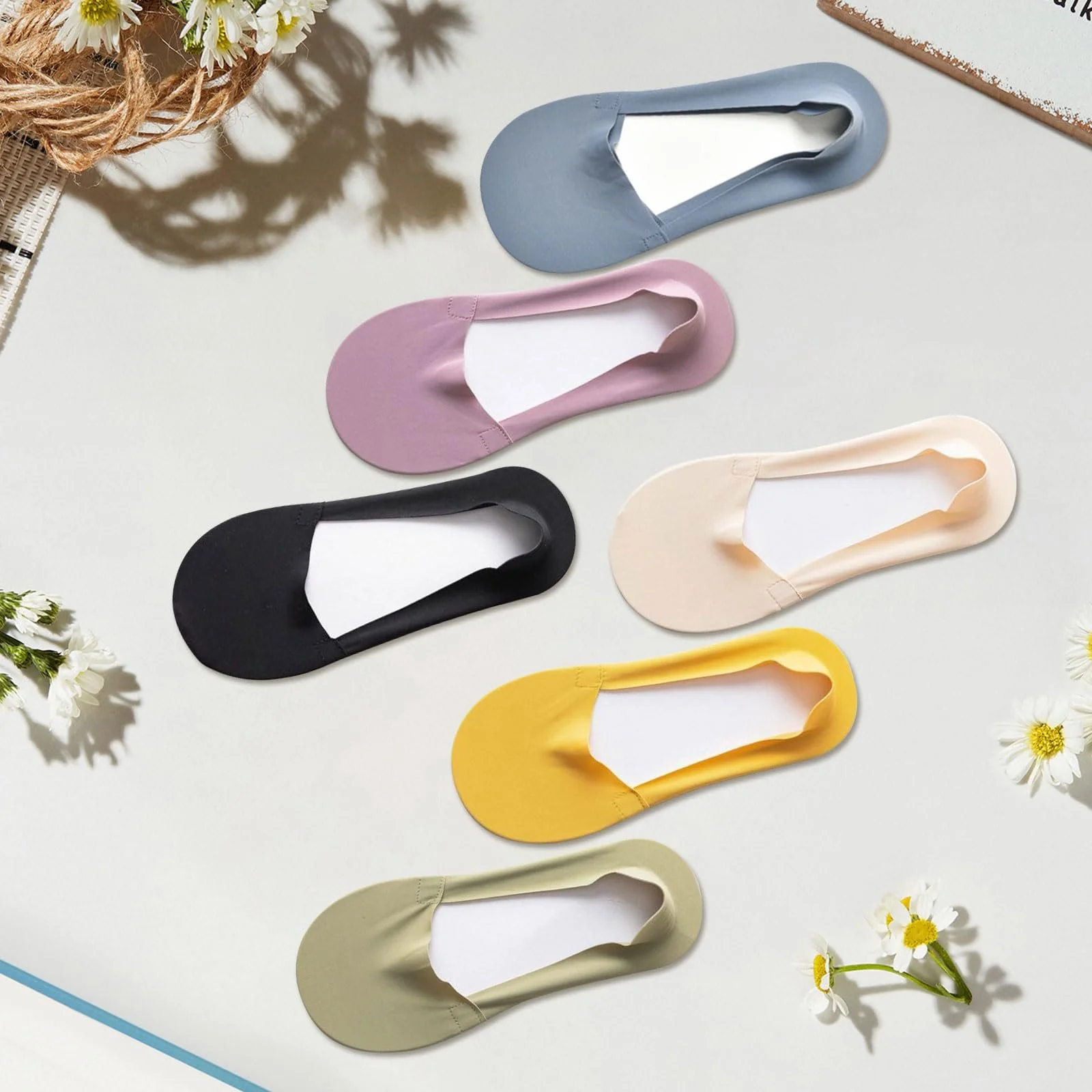 Жіночі невидимі шкарпетки 6 пар, фото №6