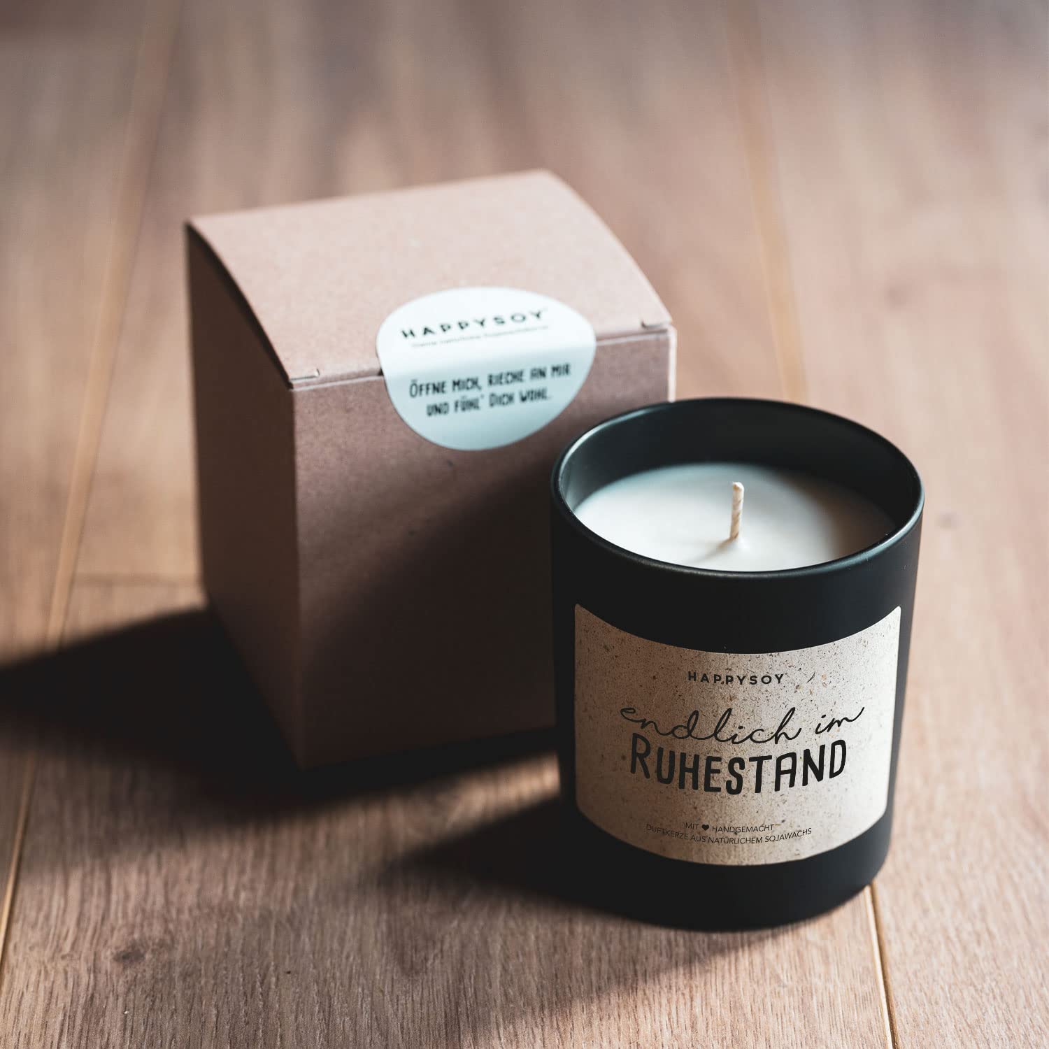 Свічка Aromatized Happysoy Скляна Soy – Зроблено з сої Фраза, фото №6