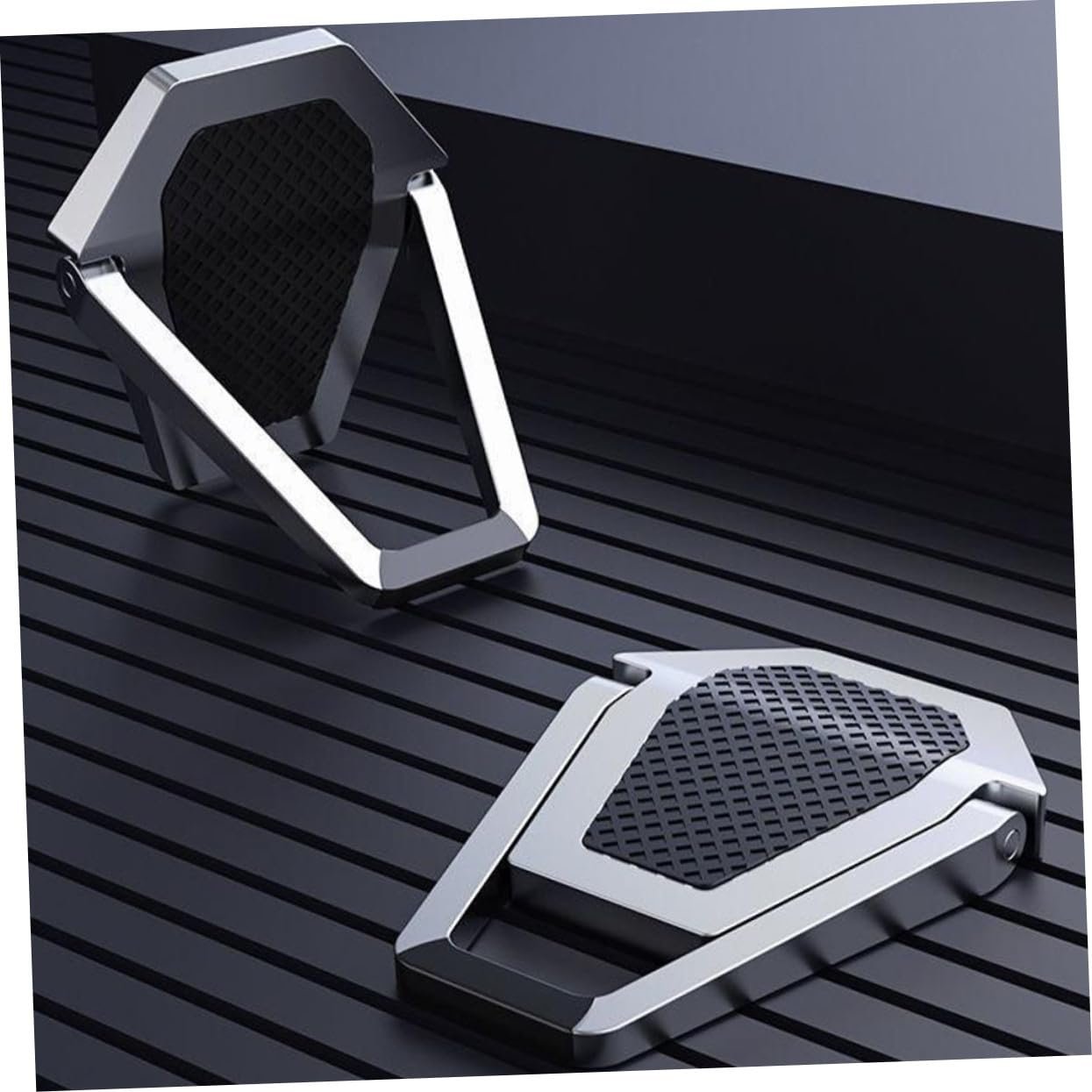 Подставка для ноутбука, складная, самоклеящаяся, из цинкового сплава, 4 шт, фото №5