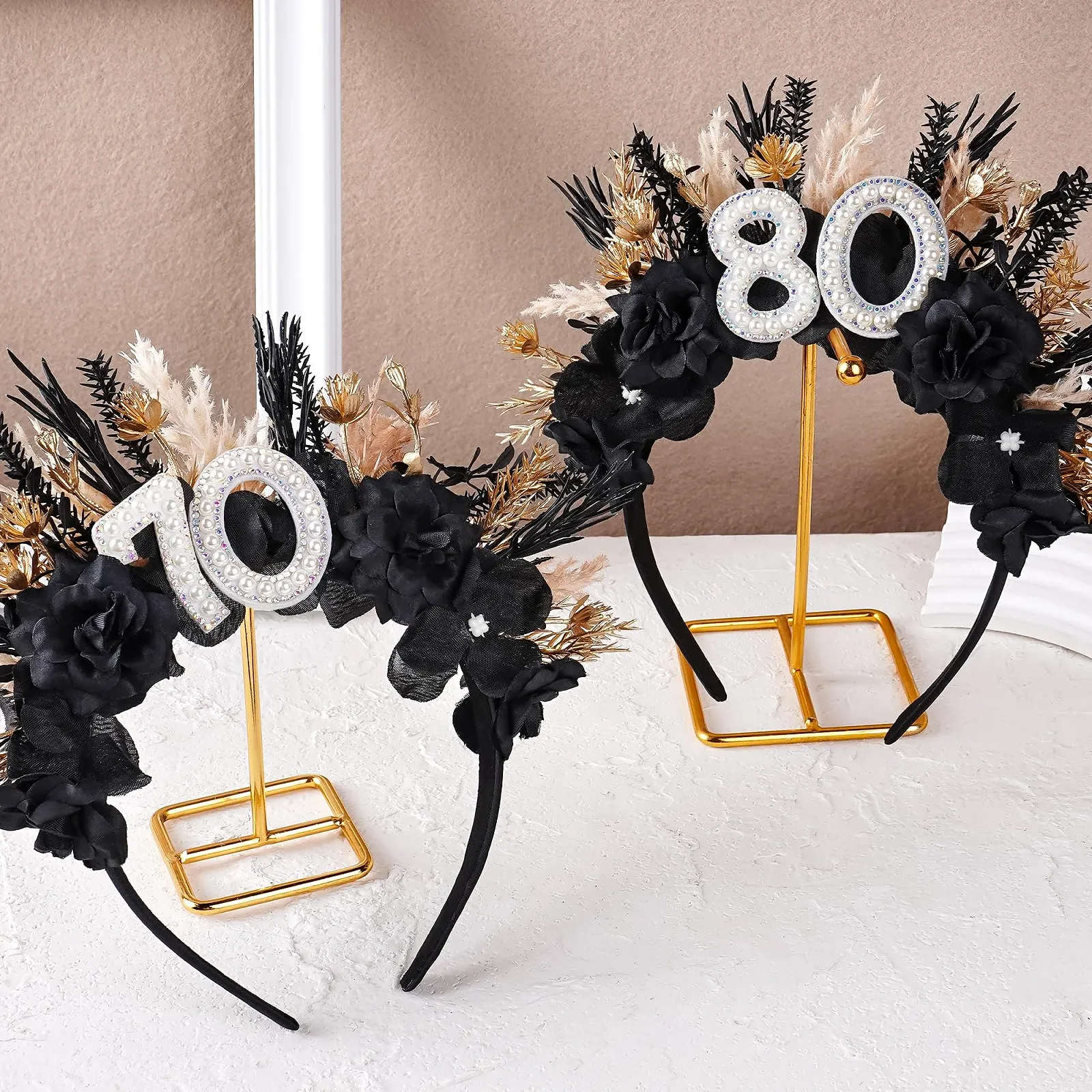 Обруч Чорний для Дня народження для жінок, фото №6