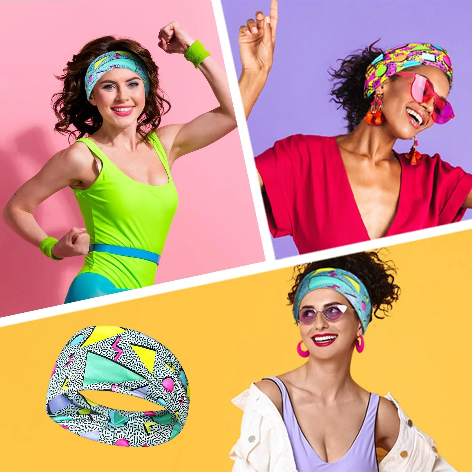 Пов'язка для волосся Zernblend, набір 4 шт., фото №4