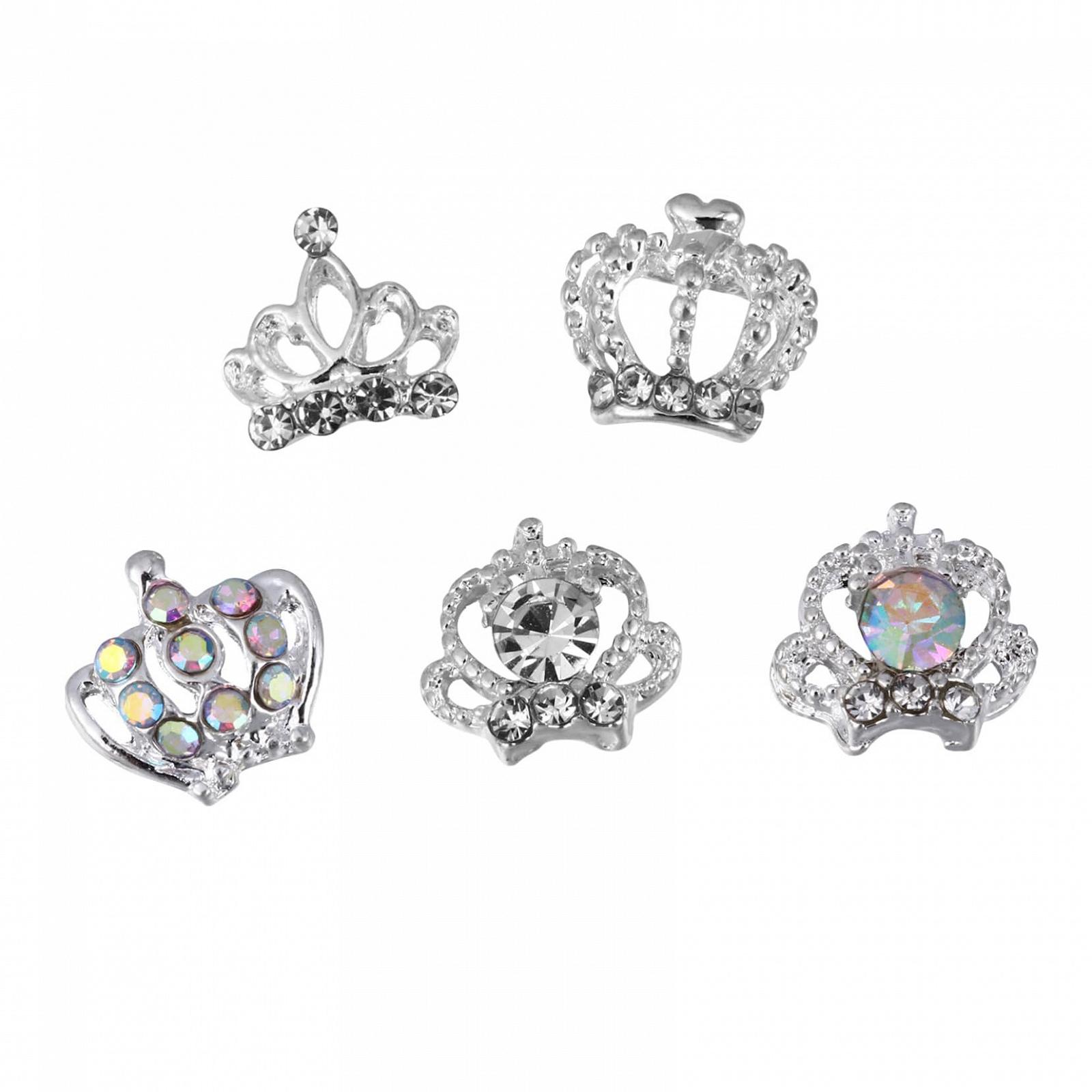 Стразы для ногтей Mikinona Корона 3D маникюр, 50 шт * 2 случайных стиля, фото №1