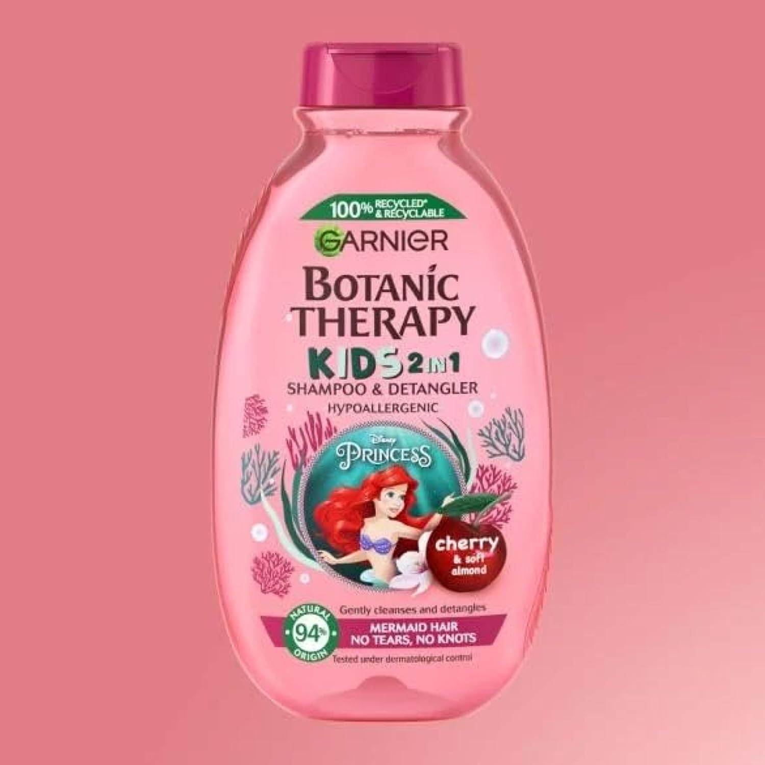 Шампунь Garnier Whole Blends Kids 2 в 1 Вишня и сладкий миндаль 250 мл, фото №1 Шампунь Garnier Whole Blends Kids 2 в 1 Вишня и сладкий миндаль 250 мл, фото №1