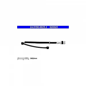 Датчик износа тормозных колодок ATE 24.8190-0025.2 для PORSCHE - Фото 1