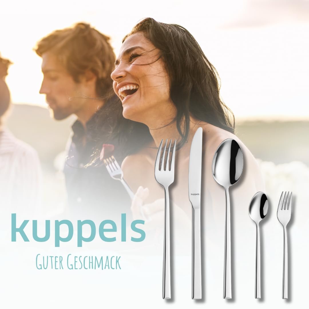 Набор столовых приборов KUPPELS Skan 30 предметов Нержавеющая сталь, фото №7 Набор столовых приборов KUPPELS Skan 30 предметов Нержавеющая сталь, фото №7