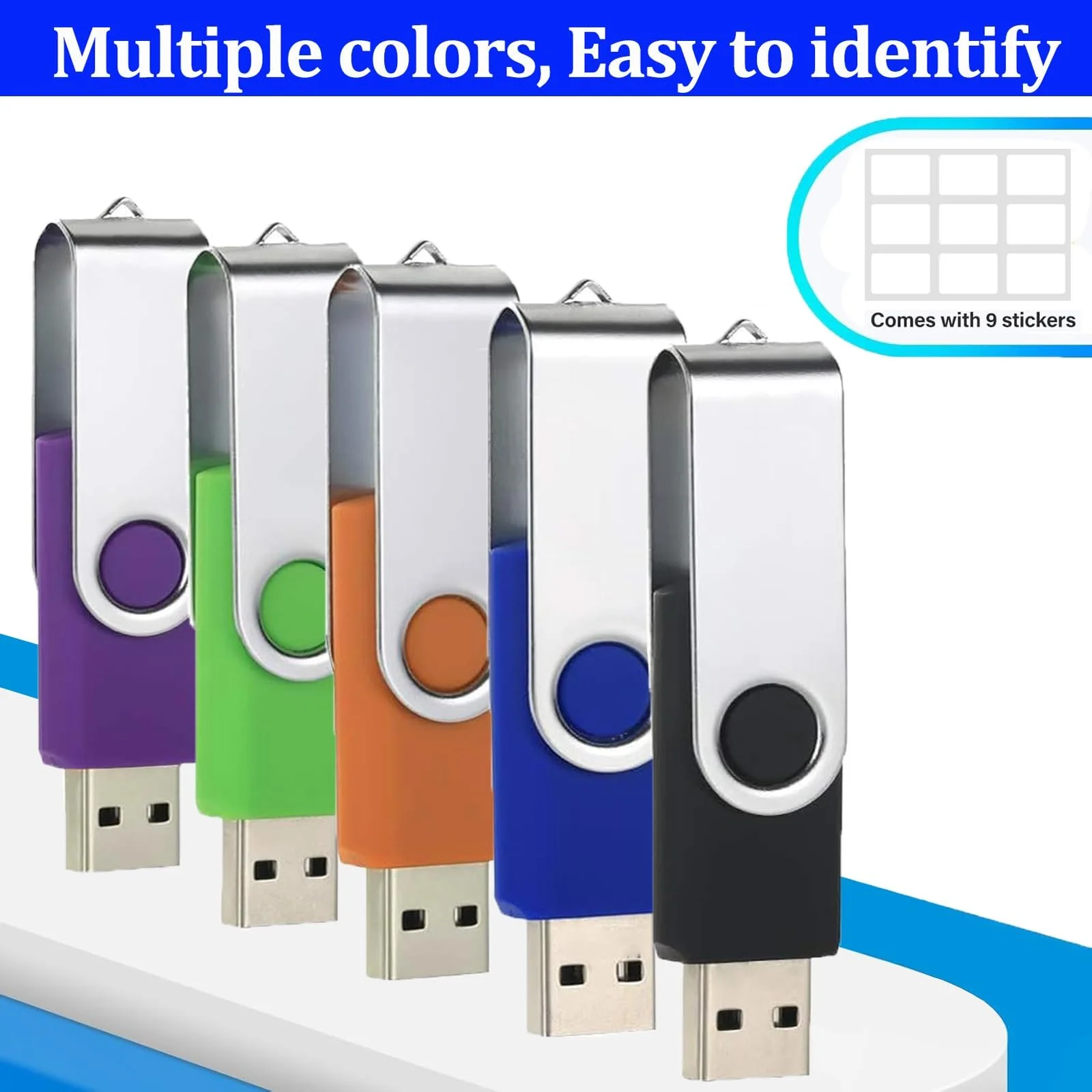Набір USB-флеш-накопичувачів 32 GB USB 2.0 5 шт., фото №5 Набір USB-флеш-накопичувачів 32 GB USB 2.0 5 шт., фото №5