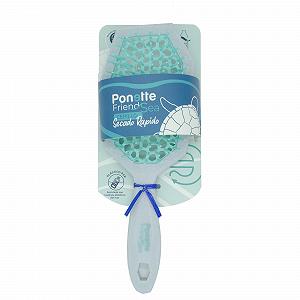 Щітка PONETTE FRIENDSEA Quick Drying Anti Pull, синьо-бірюзова - Фото 1