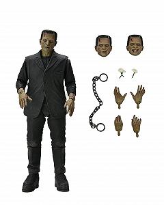 Фигурка NECA Universal Monsters Ultimate Frankenstien Articulée 18 см, черно-белая synthetic.ua - Фото 1