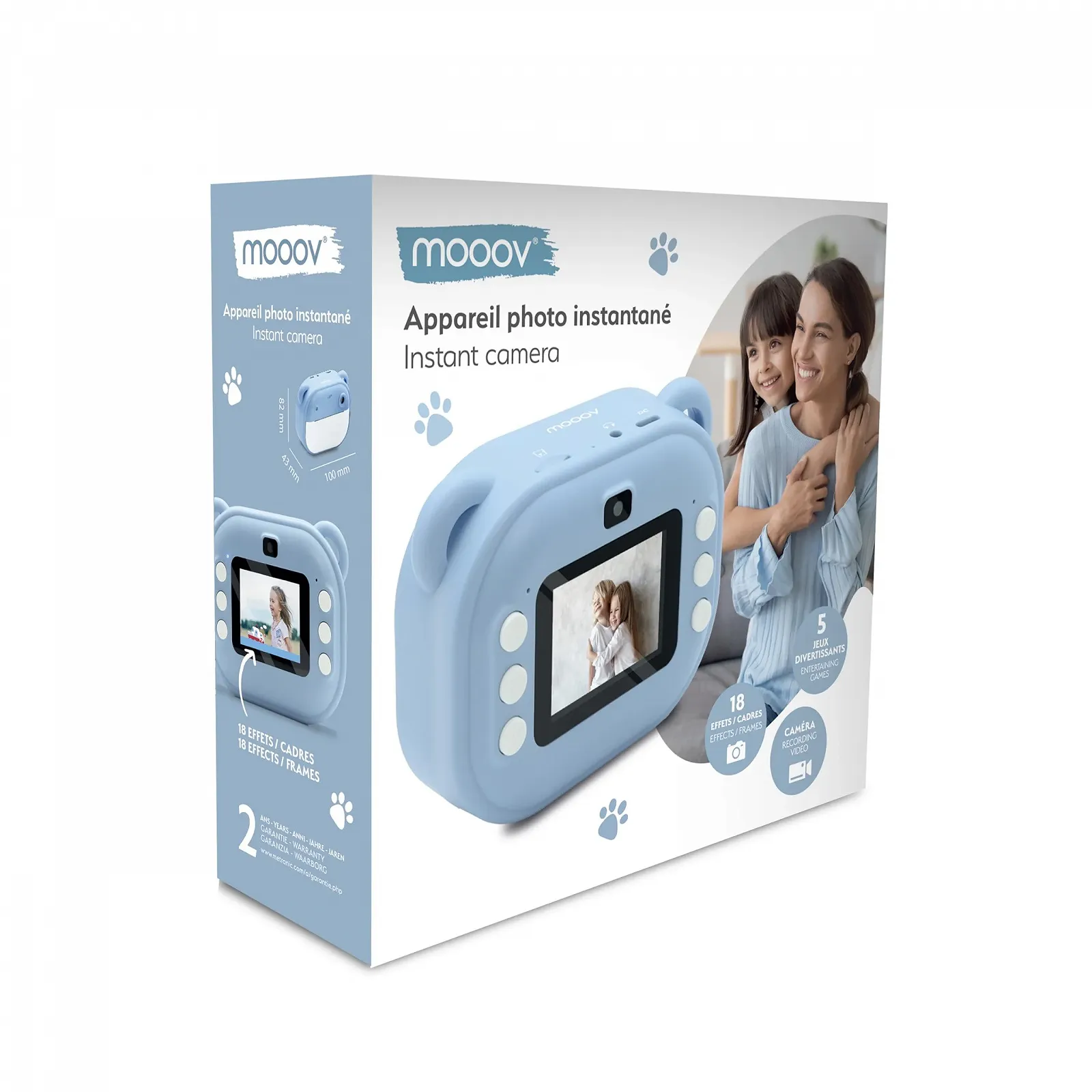Фотоаппарат мгновенной печати MOOOV 477522 детский Голубой, фото №10