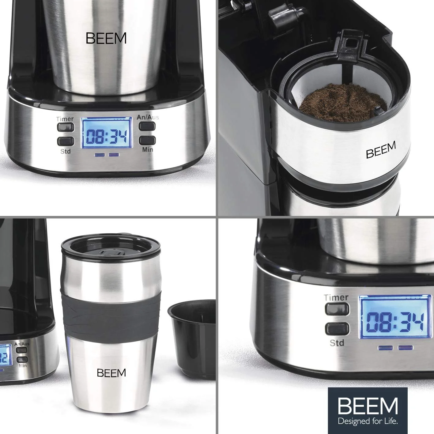 Фильтр-кофеварка Beem Thermo 2 Go Single 750 Вт 0.4 л 24-часовой таймер, фото №4