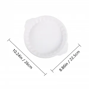 Форма для запекания Керамическая Круглая Белая synthetic.ua - Фото 1