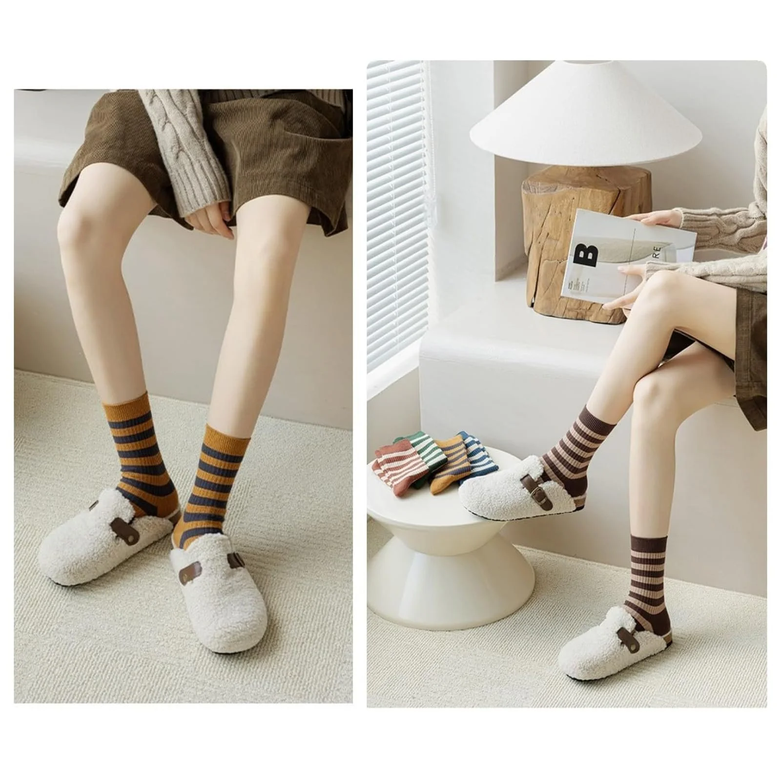 Шкарпетки в смужку Жіночі Барвисті, Розмір 35-38, фото №6 Шкарпетки в смужку Жіночі Барвисті, Розмір 35-38, фото №6