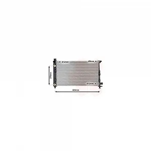 Радіатор охолодження двигуна VAN WEZEL 30002282 для MERCEDES-BENZ - Фото 1