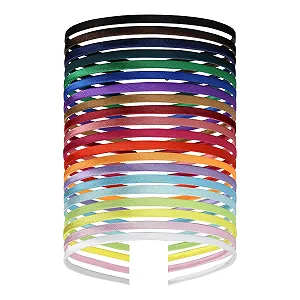Обруч Тканевый  Разноцветный Тонкий Металлический 20 шт - Фото 1