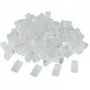 Коннектор RJ 45 Cablexpert (LC-8P8C-002/100) 8P8C с золоченными контактами 100 шт/уп synthetic.ua - Фото 1