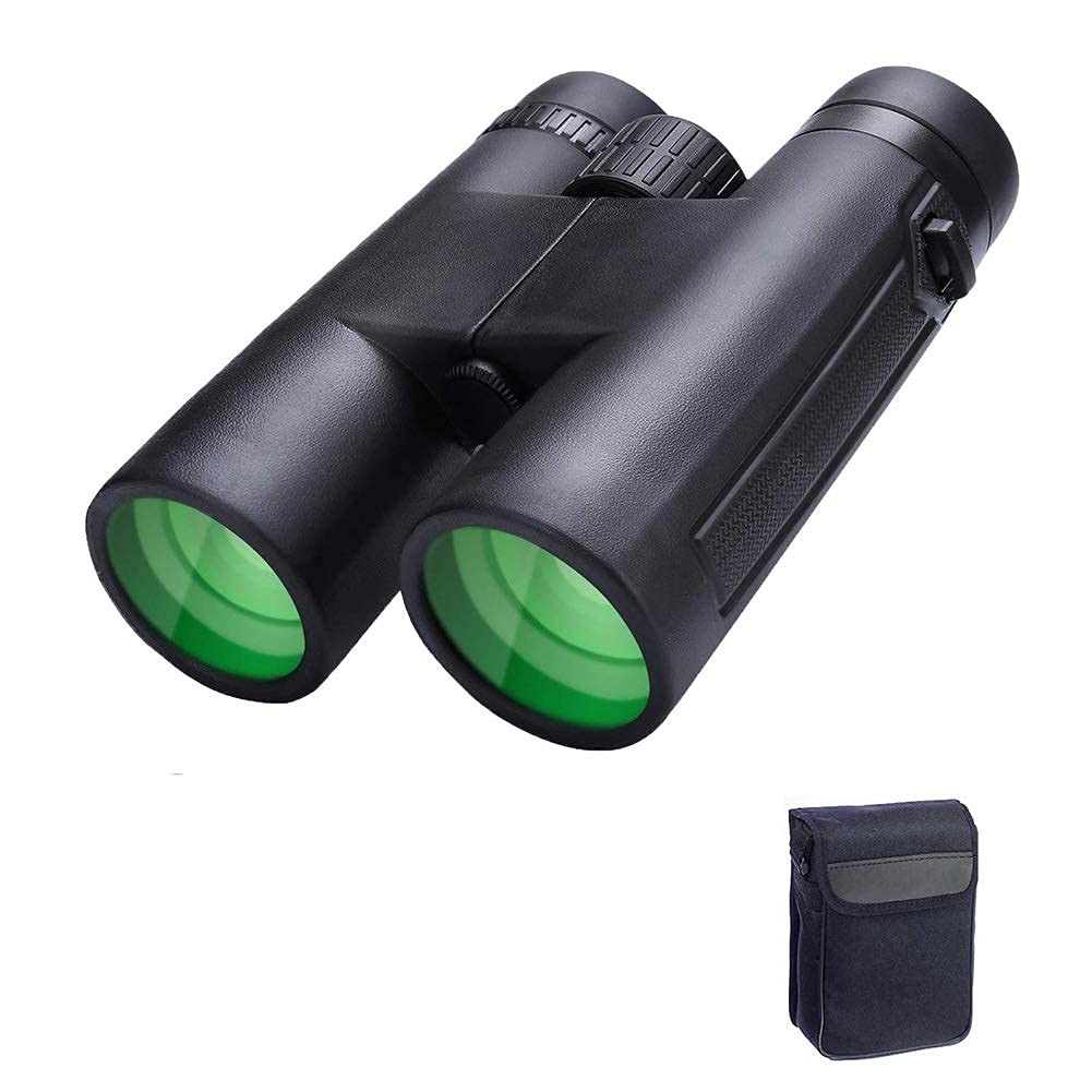 Бінокль Fernglas 12x42 слабке світло легкий великий окуляр чорний, фото №1