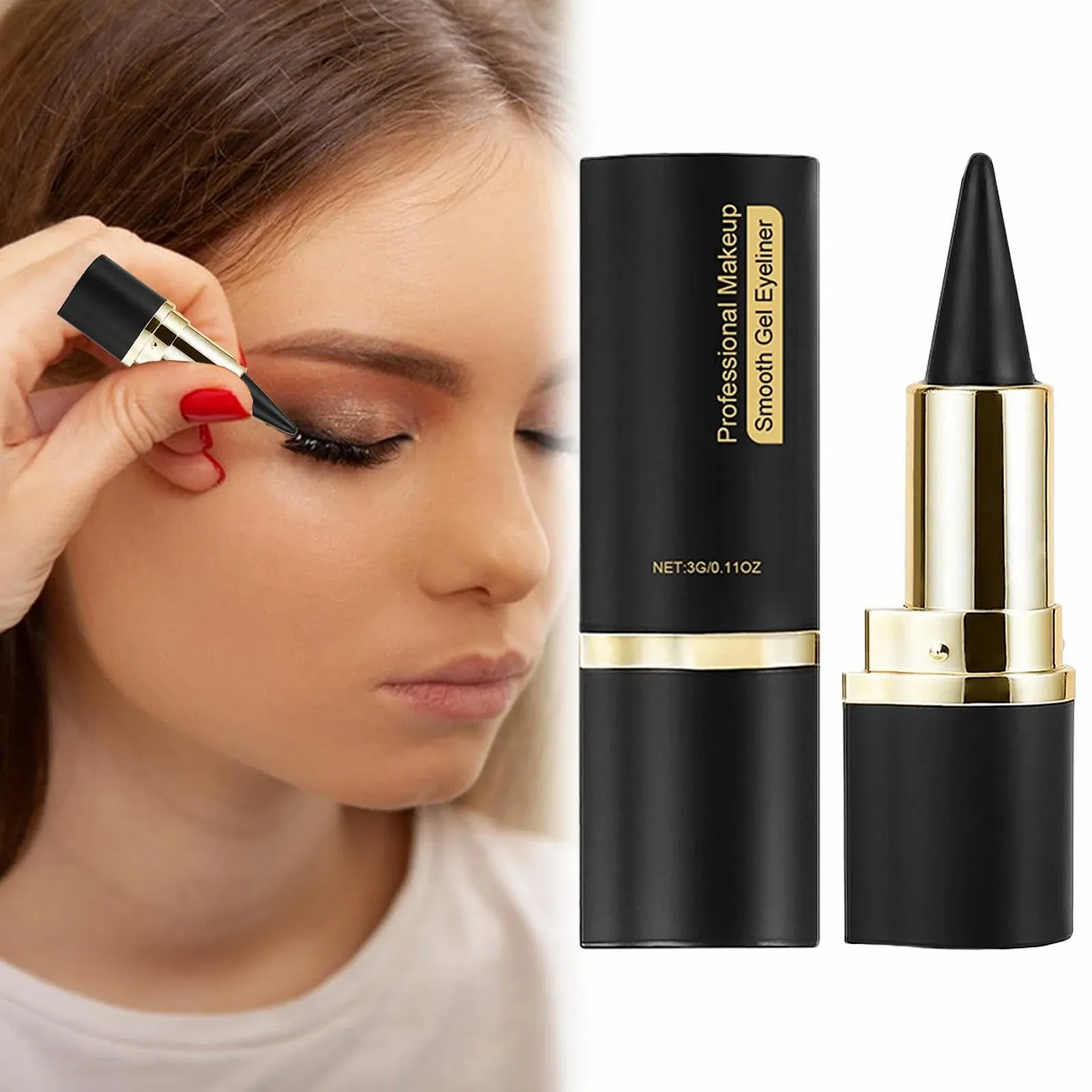 Карандаш для глаз Увлажняющий Водостойкий Высокопигментированный Устойчивый к размазыванию, фото №3 Карандаш для глаз Увлажняющий Водостойкий Высокопигментированный Устойчивый к размазыванию, фото №3