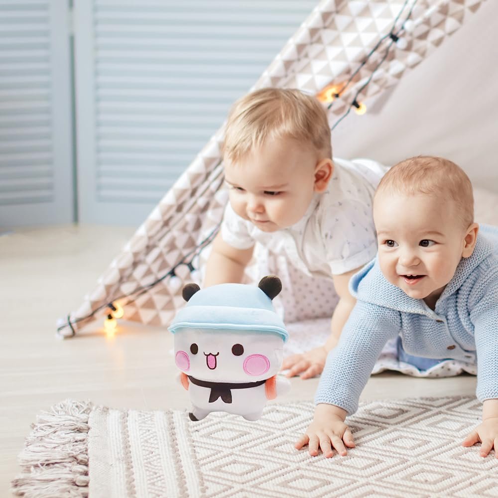 Мягкая игрушка-подушка Bubu Dudu Медведь Панда 20 см Белая, фото №4 Мягкая игрушка-подушка Bubu Dudu Медведь Панда 20 см Белая, фото №4