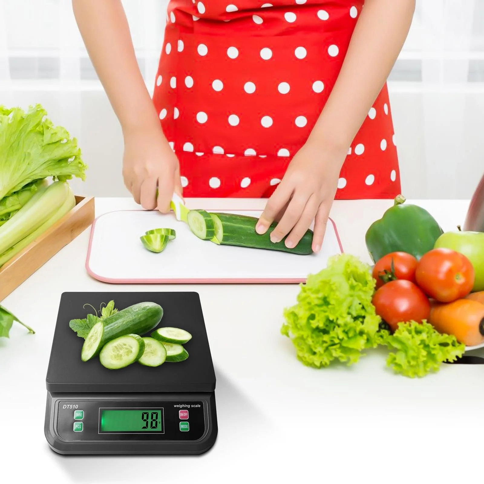 Кухонні ваги 30kg Digital LCD Tare PCS Counting Scale, фото №3