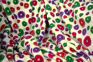 Плед Jilda-Tex Cuddly М'який Різні дизайни (Buttons White) - Фото 1