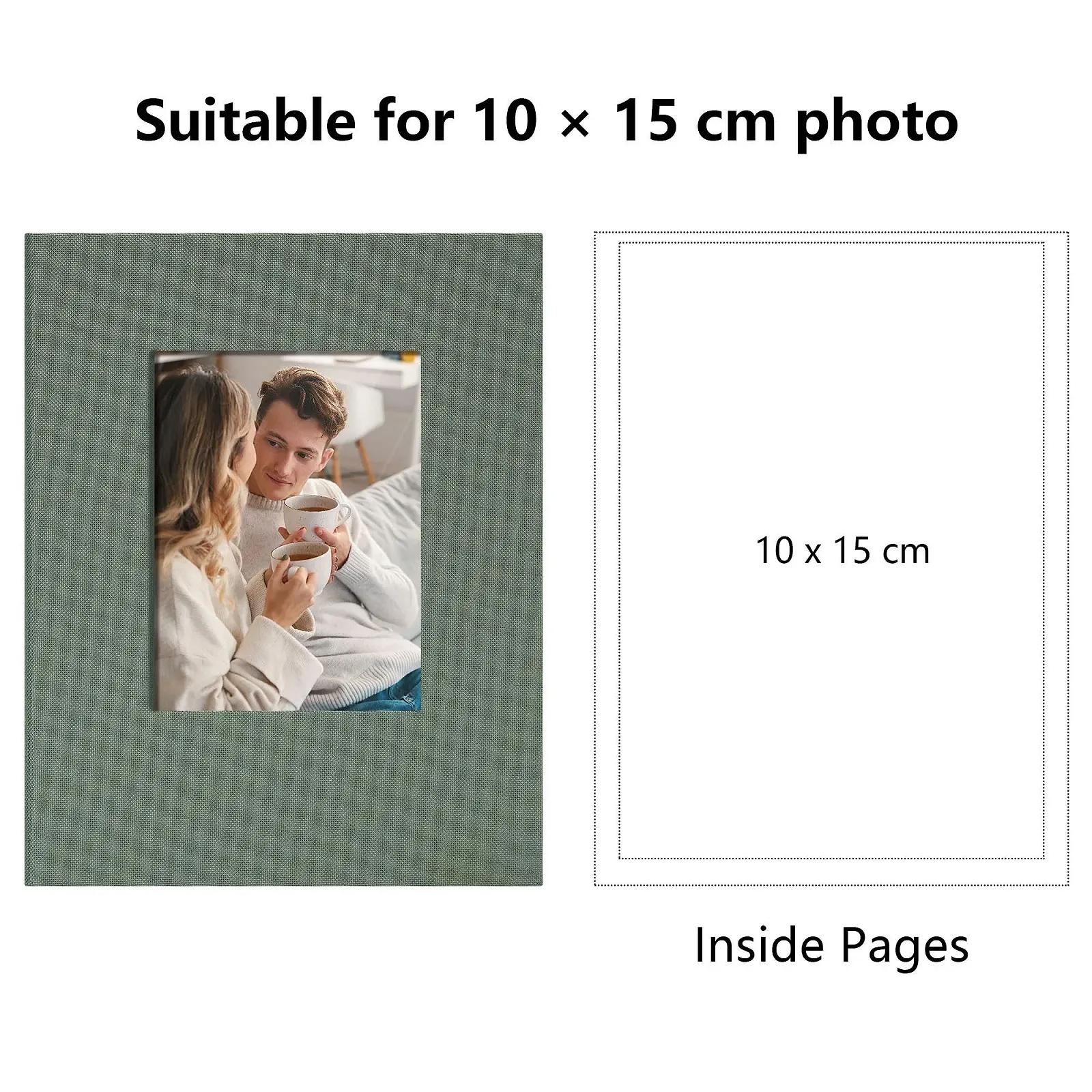 Фотоальбом Small Slip-in Album 100 кишень Міні-фотоальбом з віконцем, фото №2
