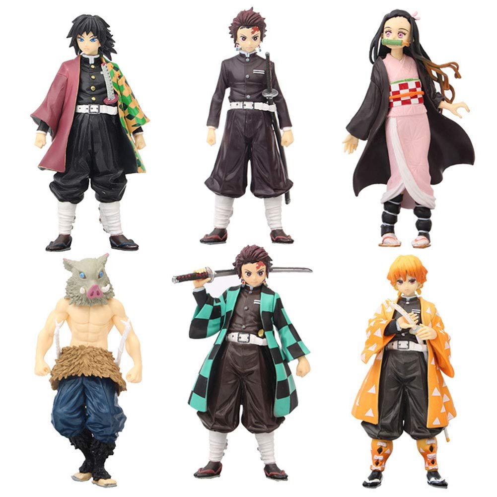 Фигурка Kanroji Mitsuri, 16 см - Модель аниме, Kimetsu No Yaiba, ПВХ статуэтка, коллекционные украшения для дома, фото №2