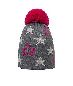 Вязаная шапка с помпоном Doll для девочек - Фото 1