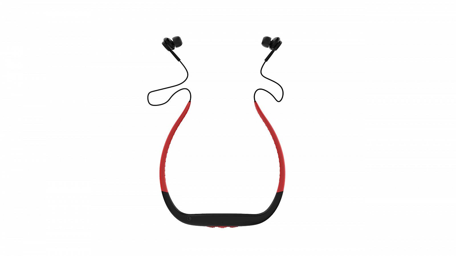Навушники Hipipooo Waterproof MP3 8GB HiFi Stereo FM Radio Bluetooth Red, фото №3