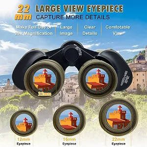 Бінокль 20x50 HD Night Vision Waterproof Professional FMC Lens synthetic.ua - Фото 1