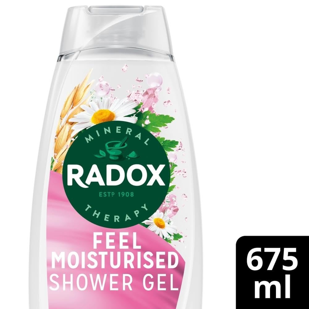 Гель для душа Radox Mineral Therapy Feel Chamomile & Oat Moisturising 225 мл упаковка из 3 штук, фото №8