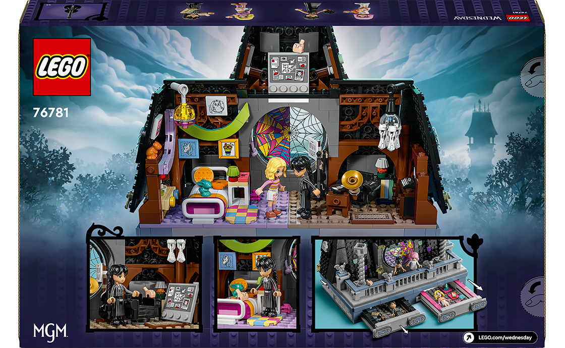 Конструктор Лего LEGO Wednesday Комната Венздей и Энид (76781), фото №3