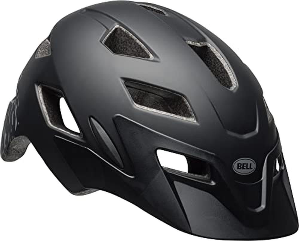 Велосипедный шлем Bell Sidetrack детский Matt Black/Silver Fragments, Unisize 47-54 см, фото №3
