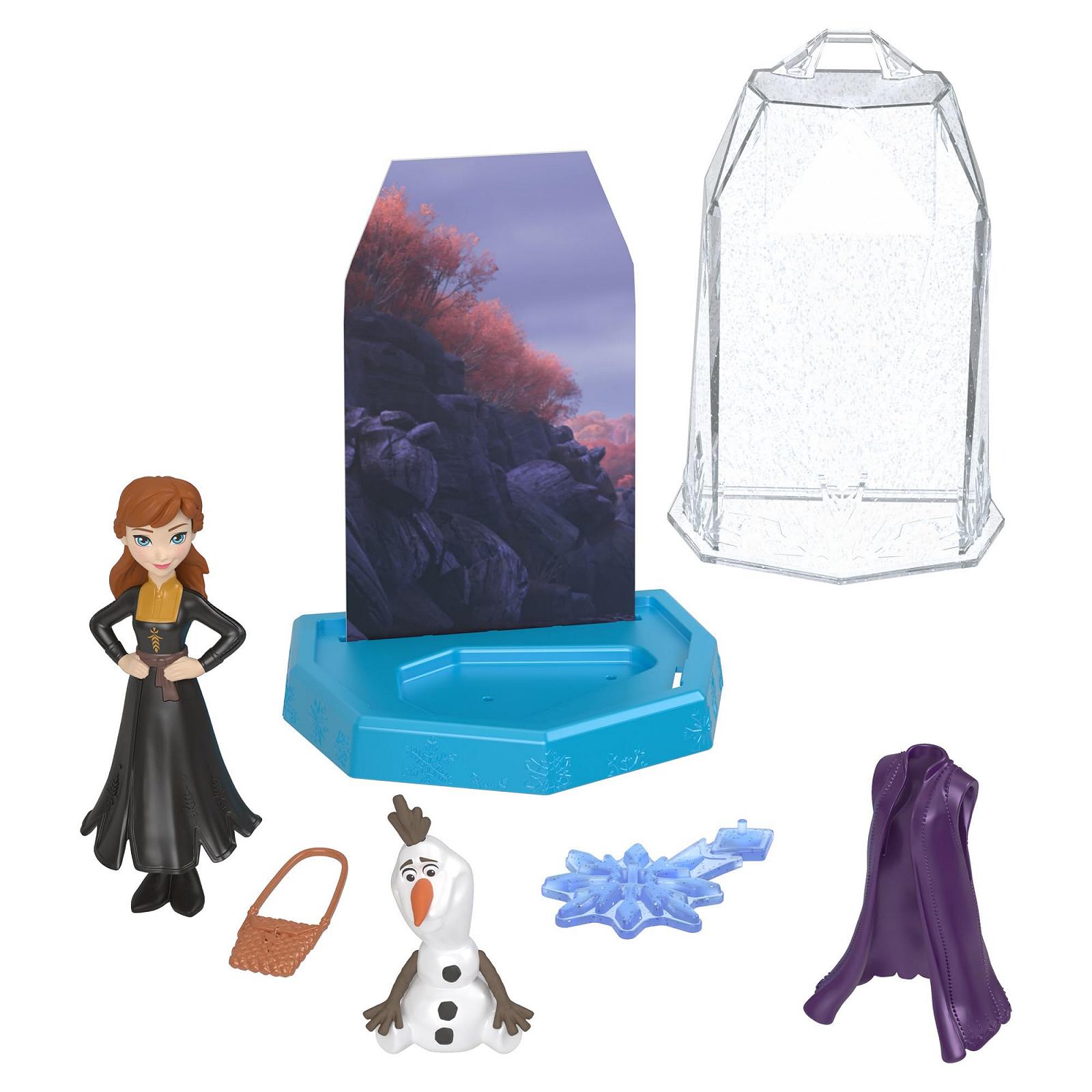 Лялька Mattel Disney Frozen Small Doll Set Ice Reveal з 1 лялькою, льодовим гелем та 6 сюрпризами, включно з фігуркою друга та аксесуарами, фото №7