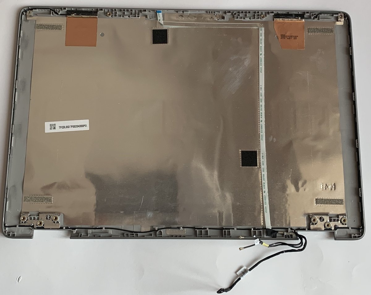 Кришка матриці HP Chromebook x360 14 (верхня кришка) оригінал, wifi антена, шлейф камери 204300PO, фото №4 Кришка матриці HP Chromebook x360 14 (верхня кришка) оригінал, wifi антена, шлейф камери 204300PO, фото №4