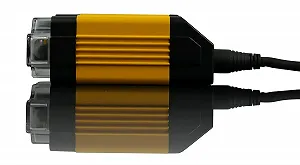 Стаціонарний сканер штрих-кодів HDWR HD200 1D/2D Чорно-жовтий synthetic.ua - Фото 1